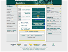 Tablet Screenshot of legislaw.com.ar